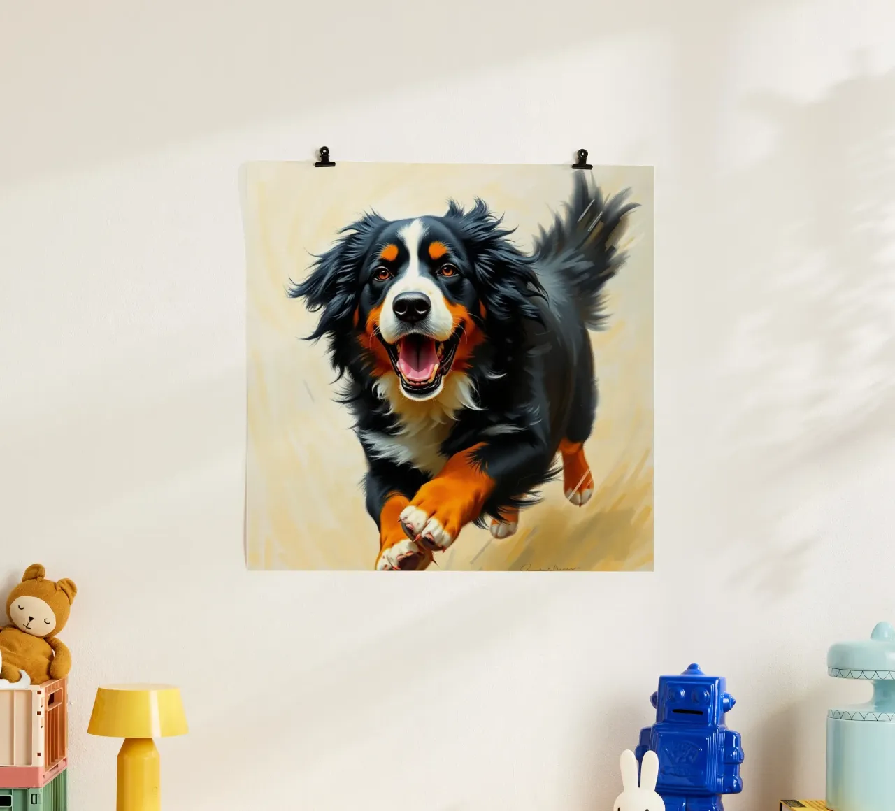 Bellissimo cane da montagna bernese #127 carta hahnemühle da Yumis.Beargang.and.Me