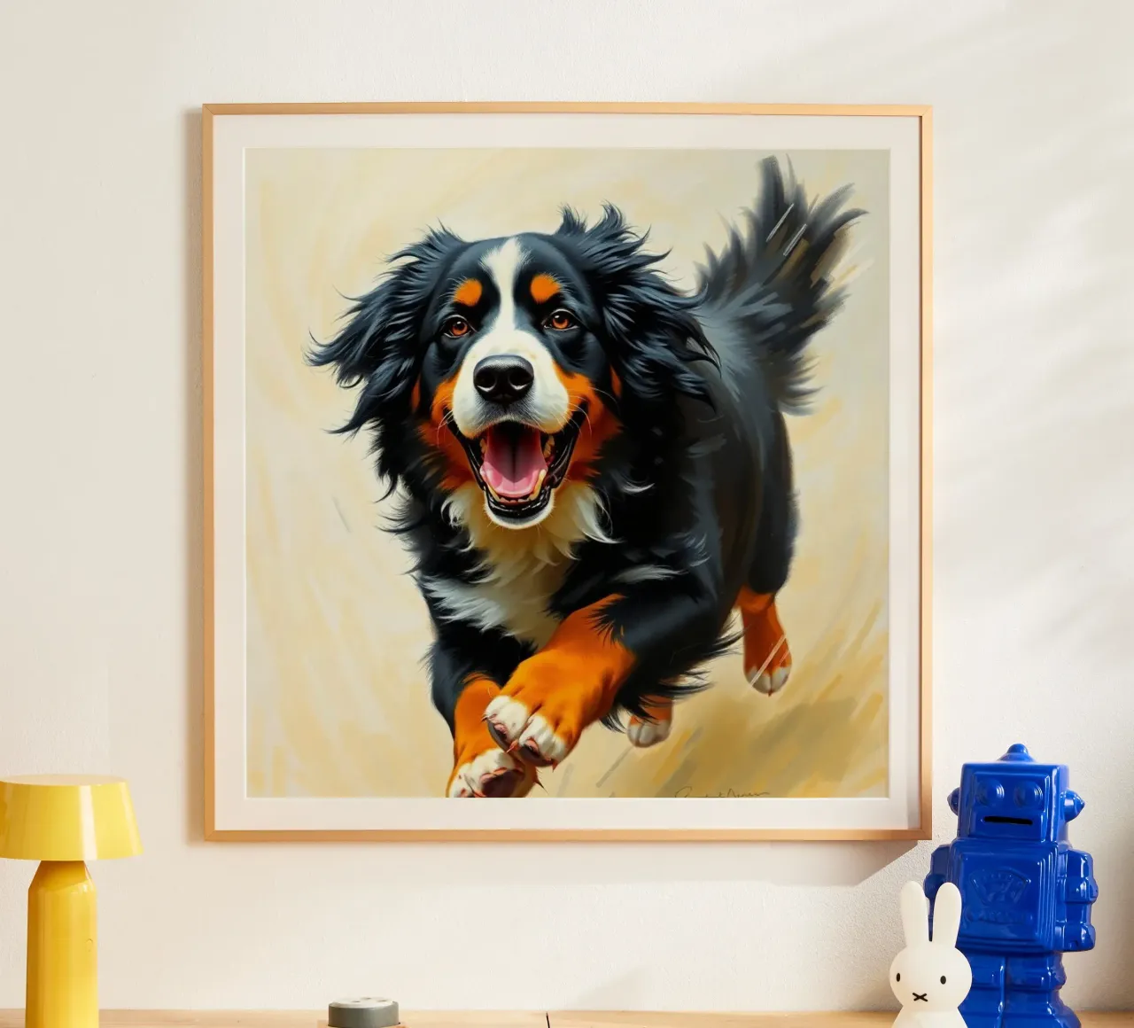 Bellissimo cane da montagna bernese #127 carta hahnemühle da Yumis.Beargang.and.Me