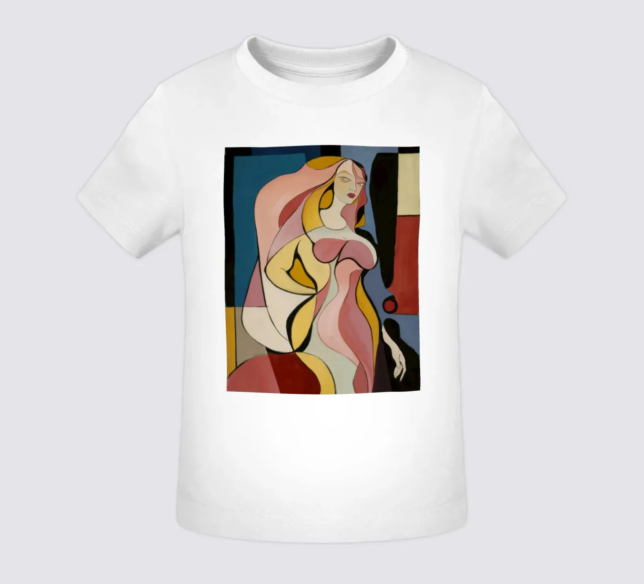 Golden Feminine Flow baby t-shirt by Crimson Whisper