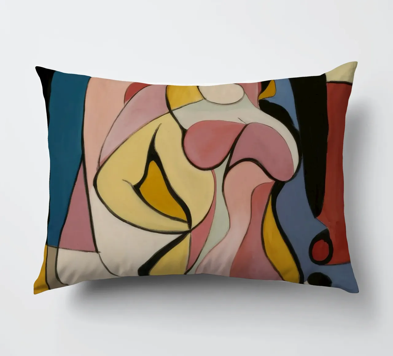 Flusso femminile d'oro cuscino da Crimson Whisper