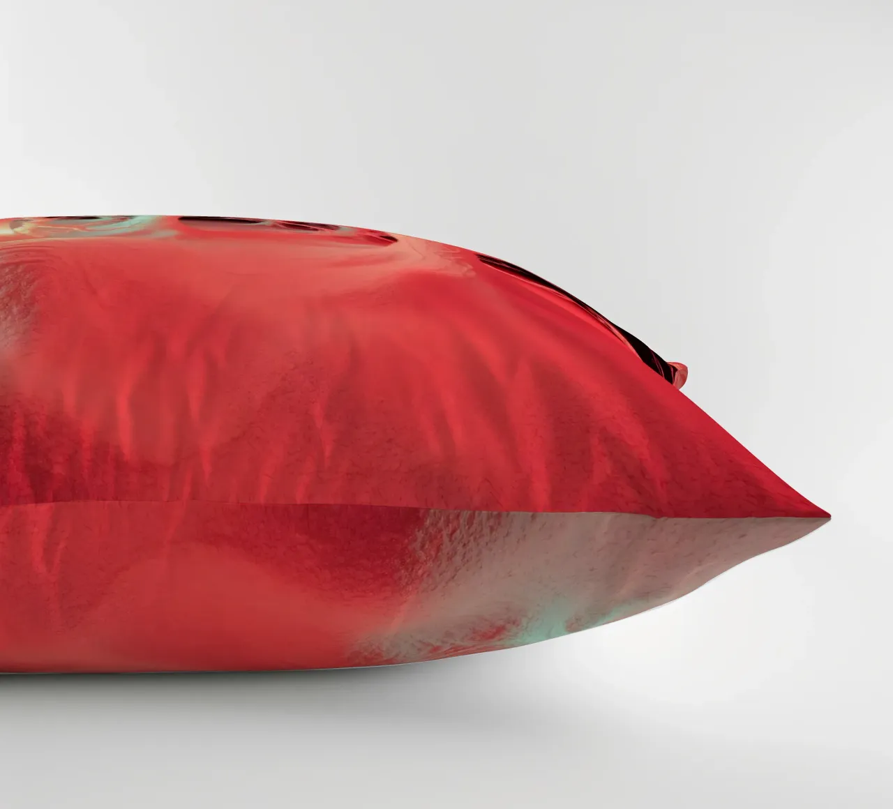 Unique art featuring glowing trees and organic forms decorative cushion by DesignDoodle