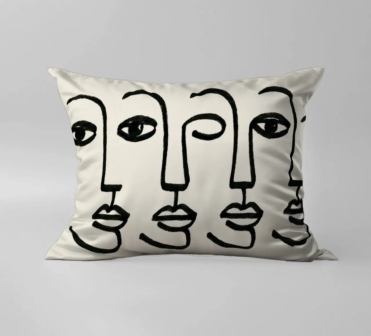 Echo Faces cuscino da treechild