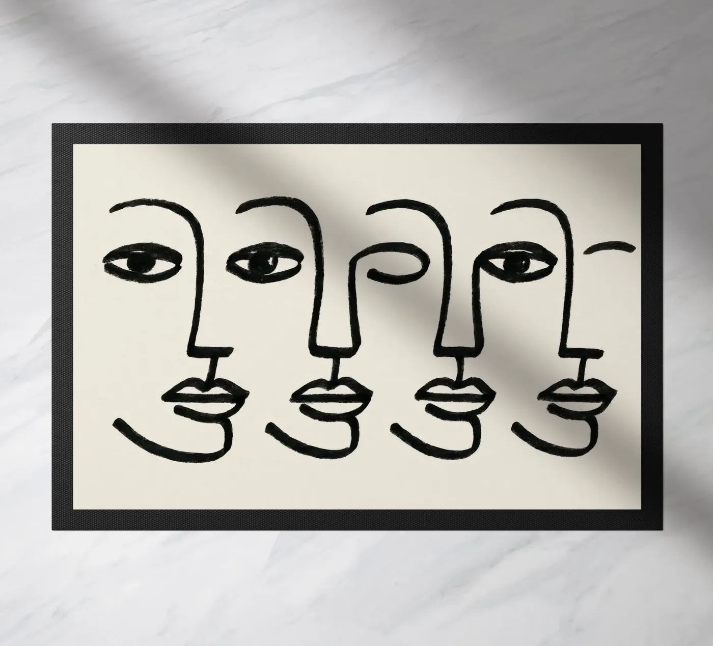 Echo Faces paillasson de treechild