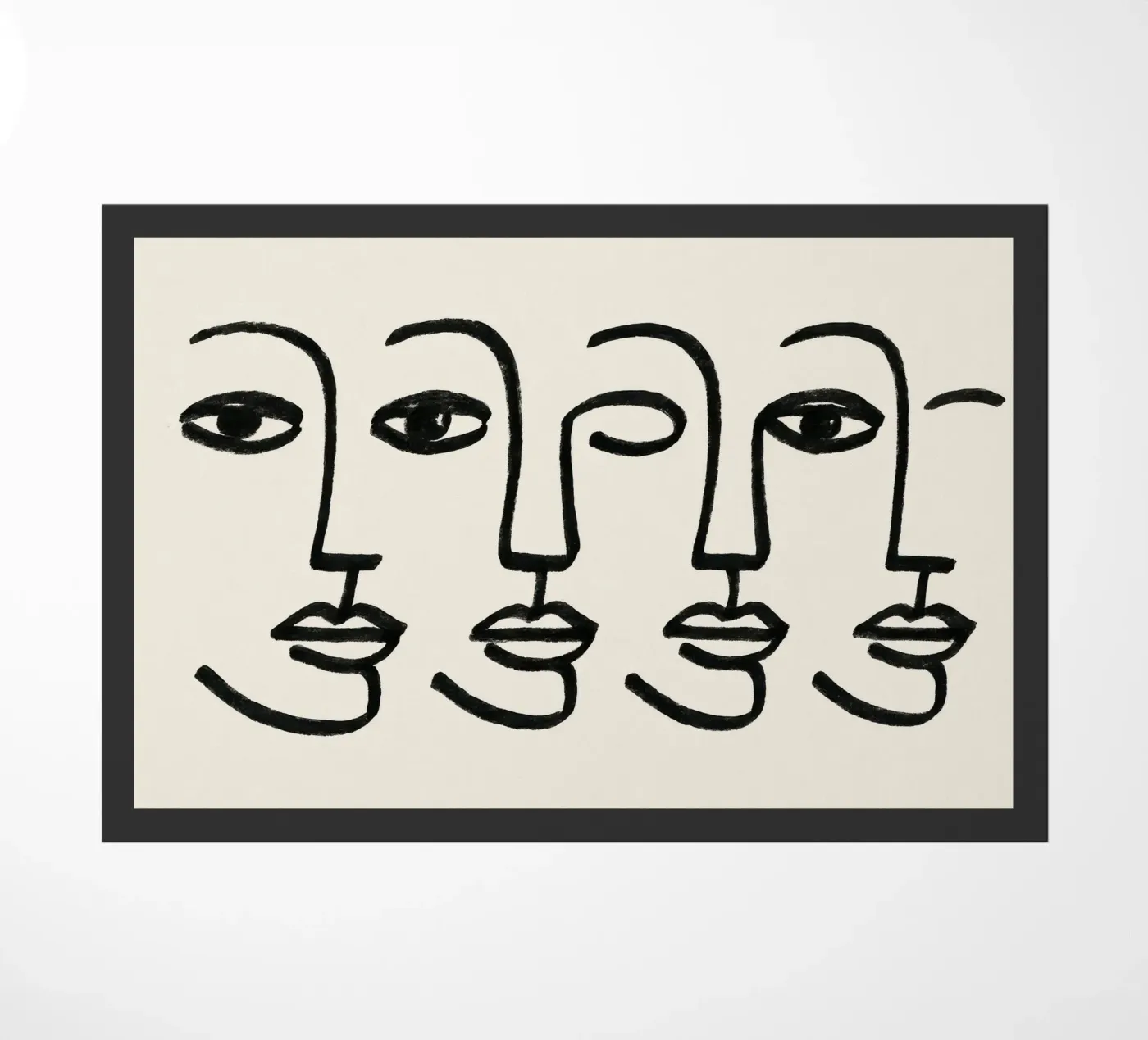 Echo Faces paillasson de treechild