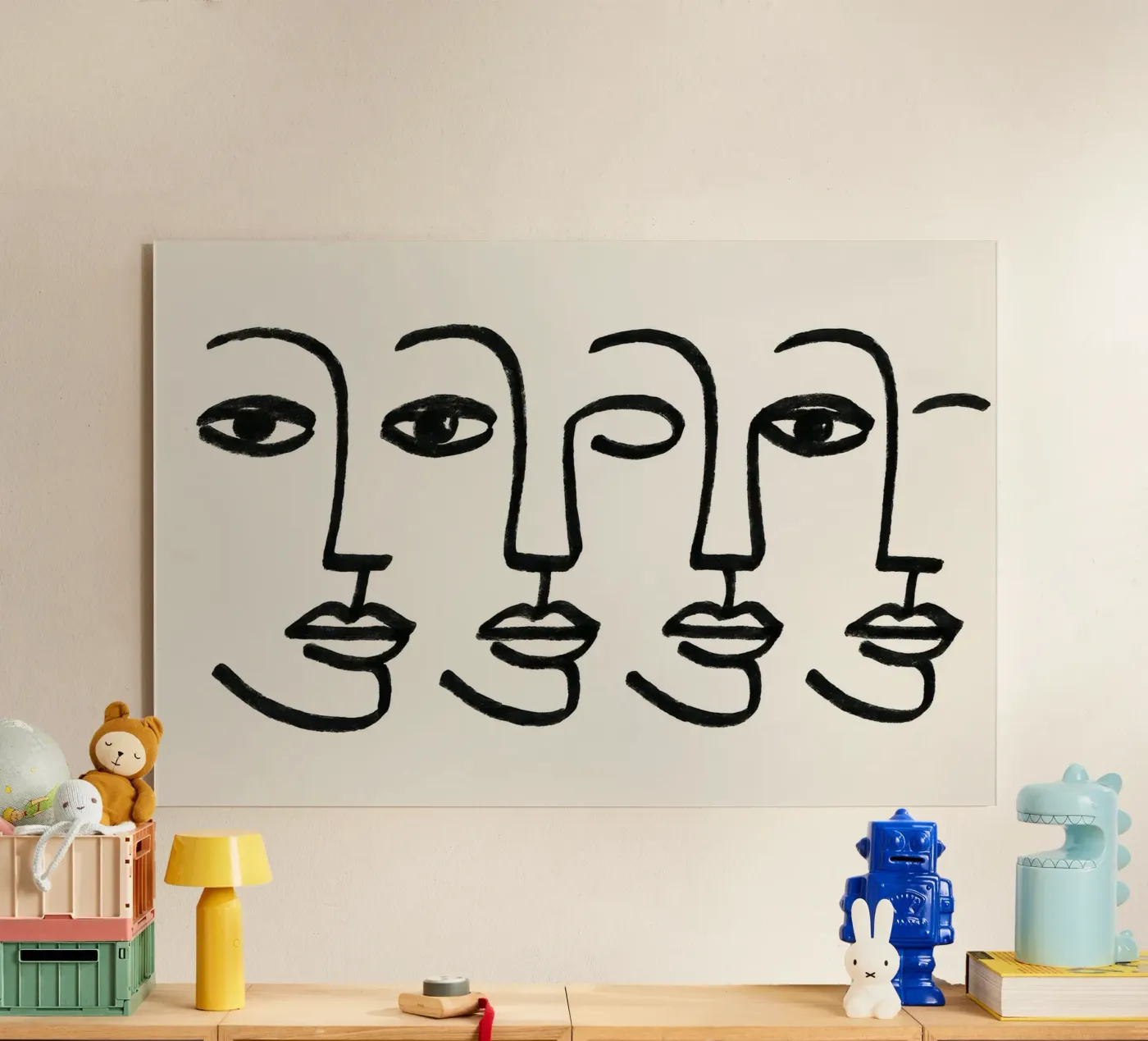 Echo Faces plexiglas de treechild