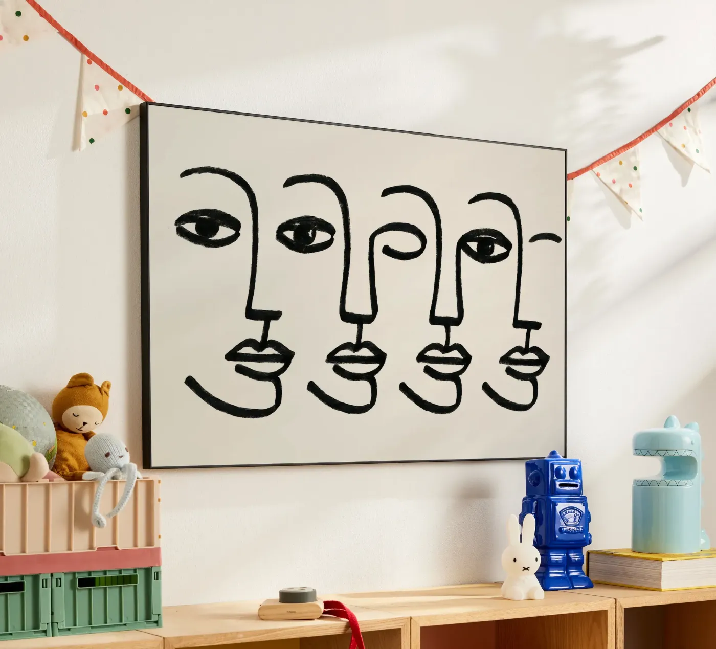 Echo Faces alu-dibond by treechild