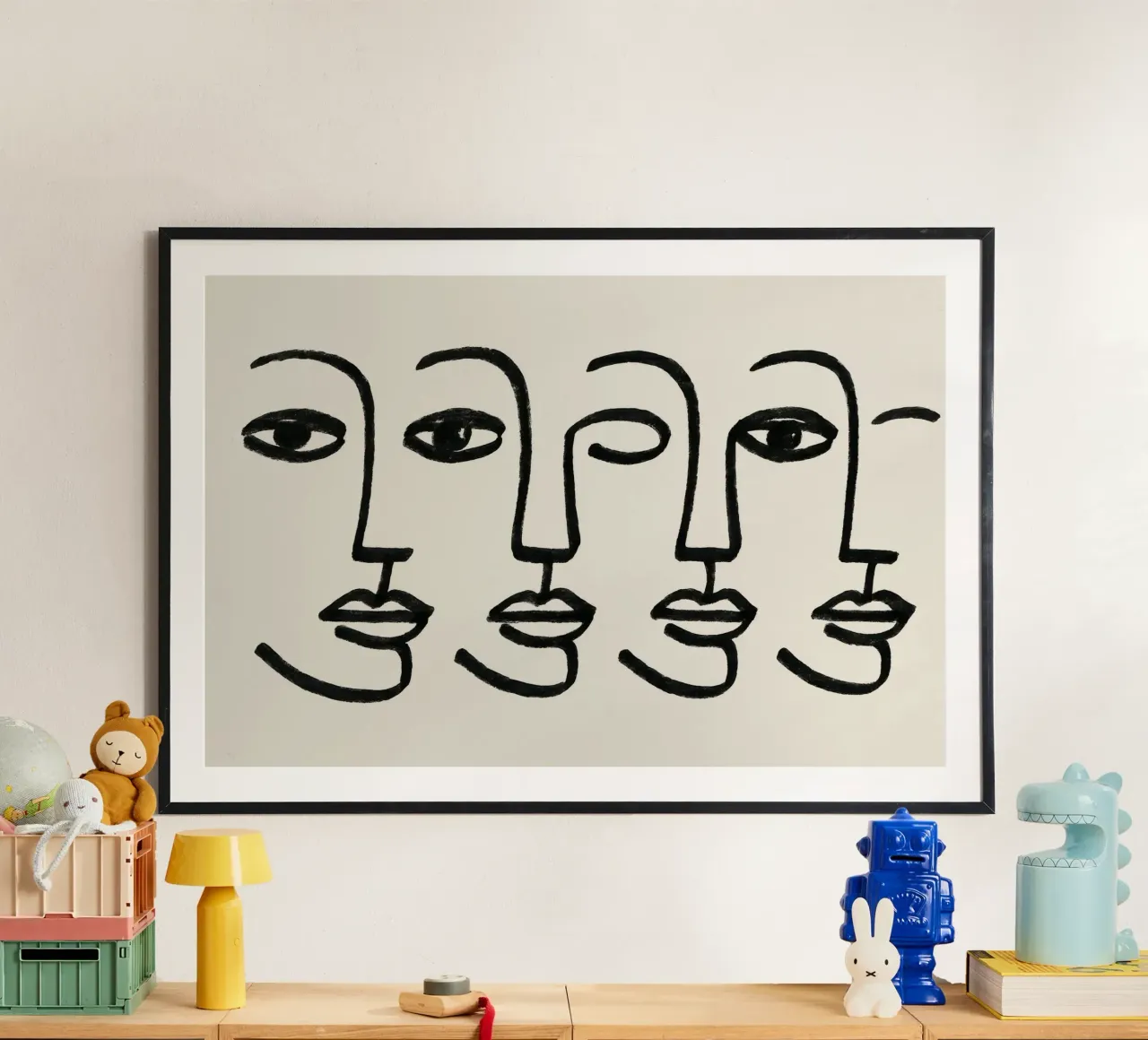 Echo Faces Poster von treechild