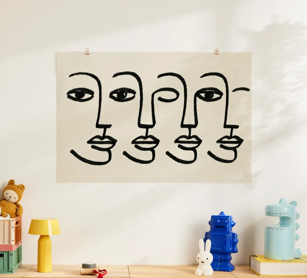 Echo Faces Poster von treechild