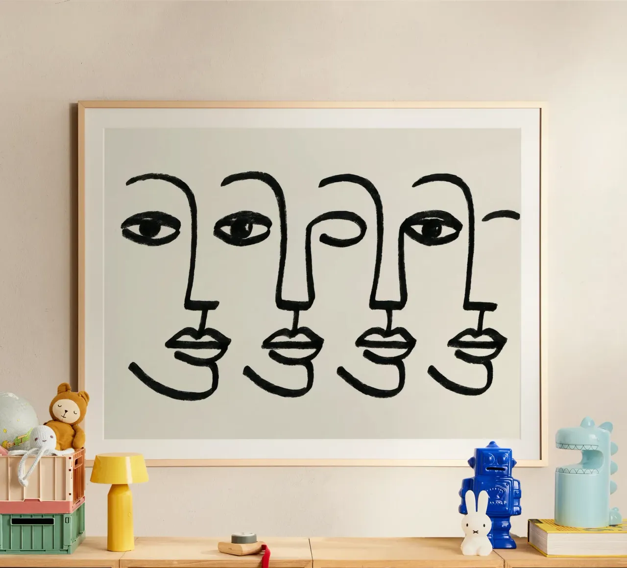 Echo Faces Poster von treechild