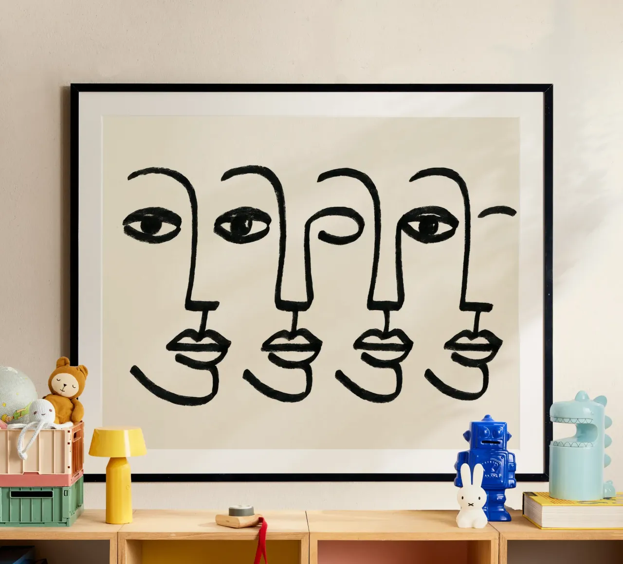 Echo Faces Poster von treechild