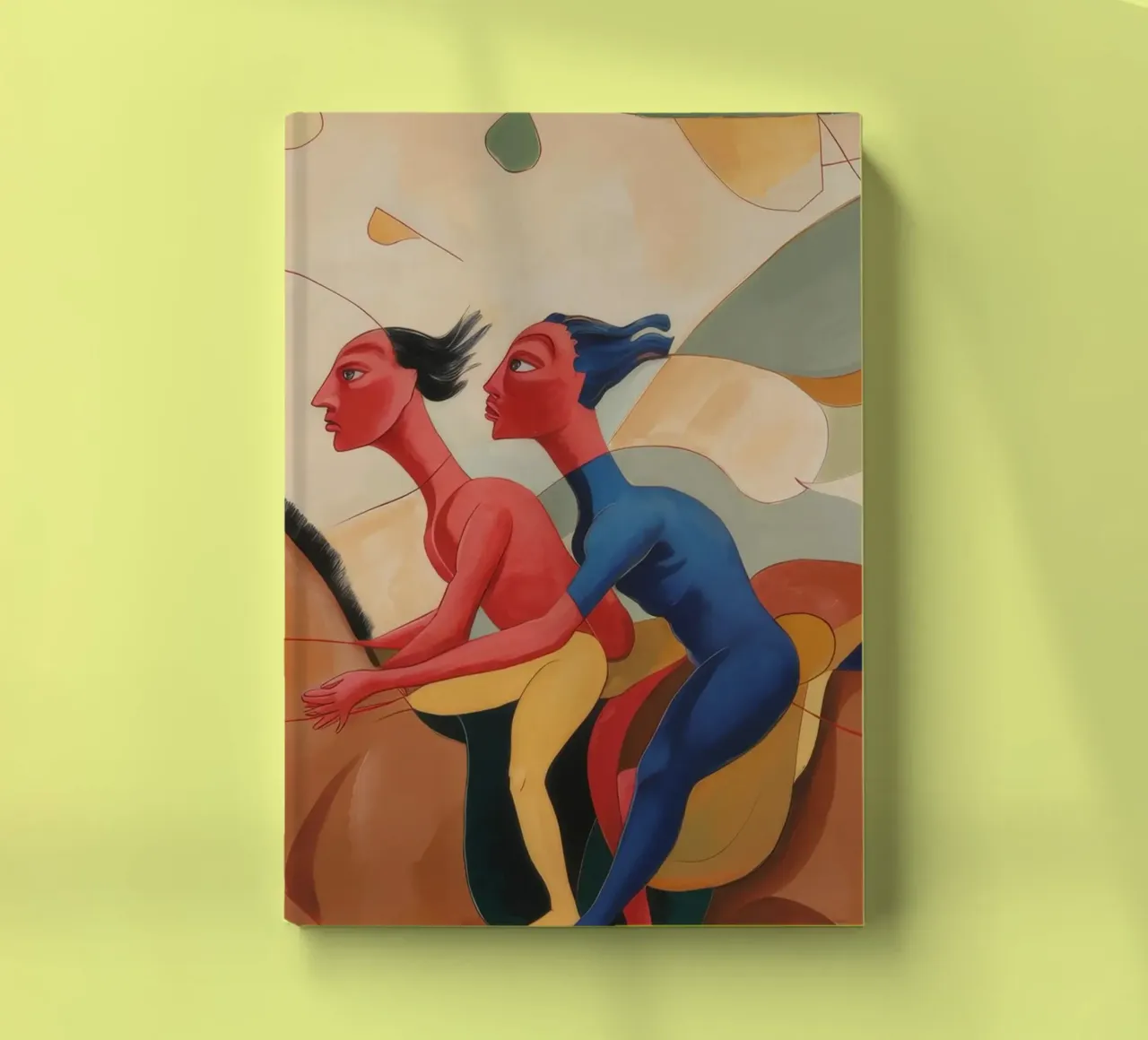 Dynamic Horse Ride notebook by Crimson Whisper