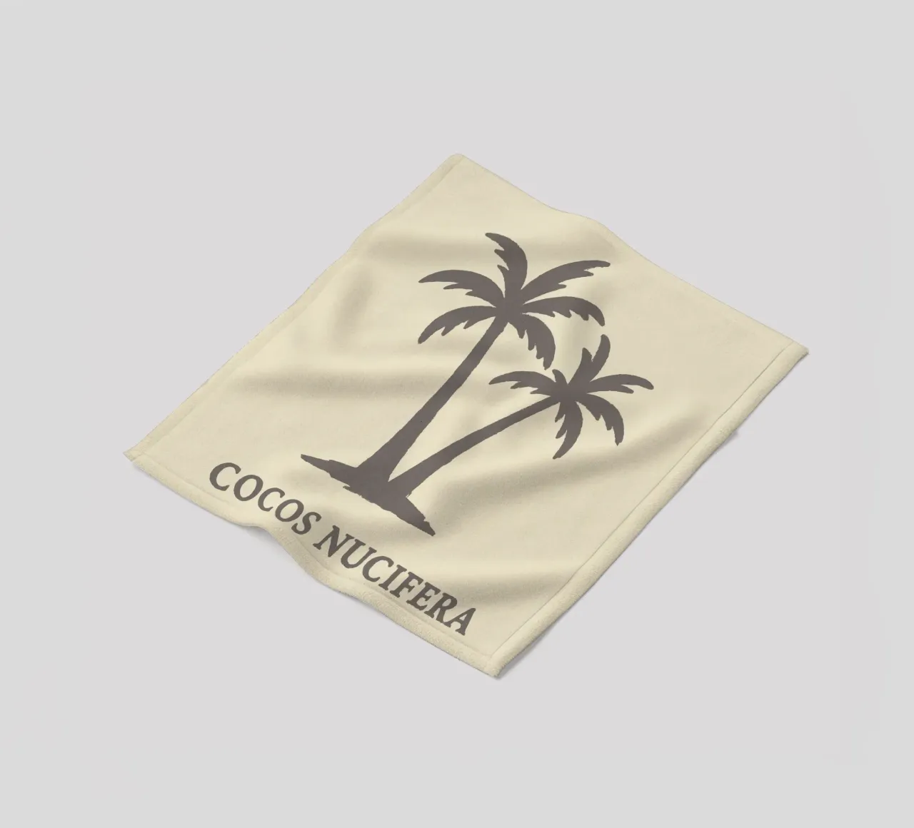 Cocos Nucifera (light) coperta in pile da treechild