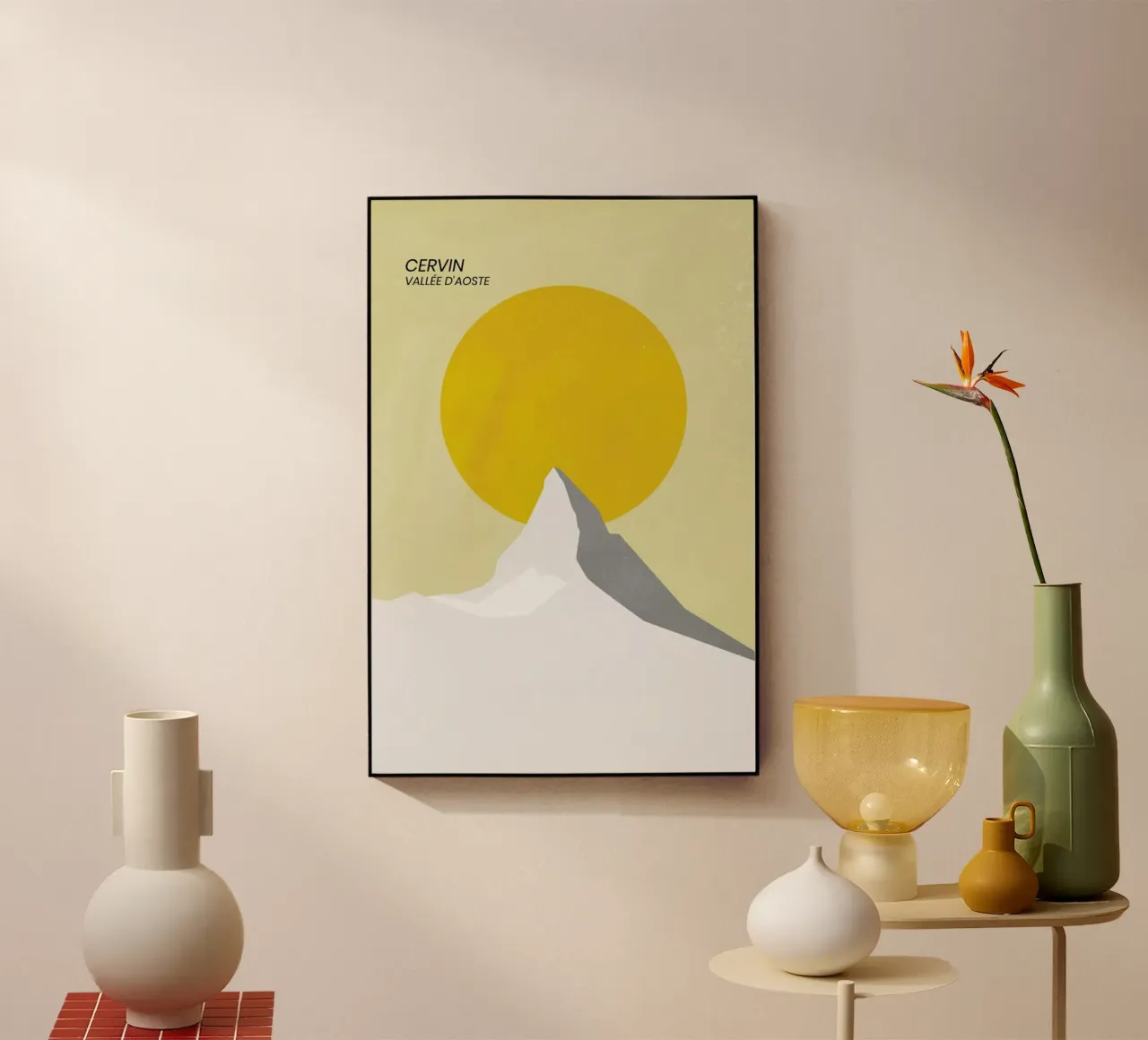 Matterhorn plexiglass da The Cartography Collection