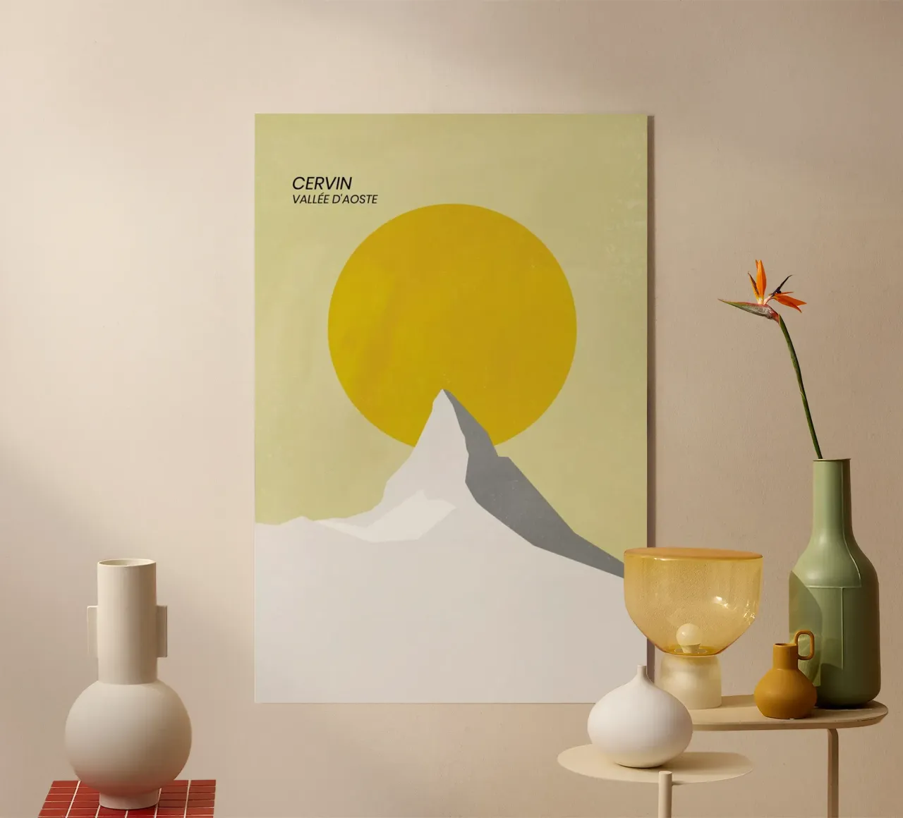 Matterhorn plexiglass da The Cartography Collection