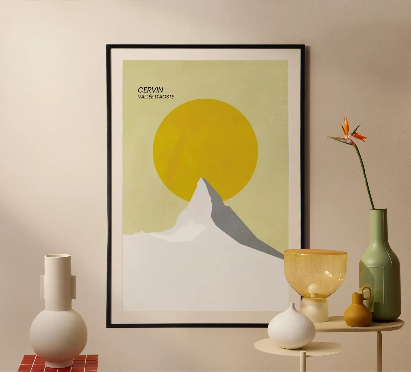 Matterhorn poster da The Cartography Collection