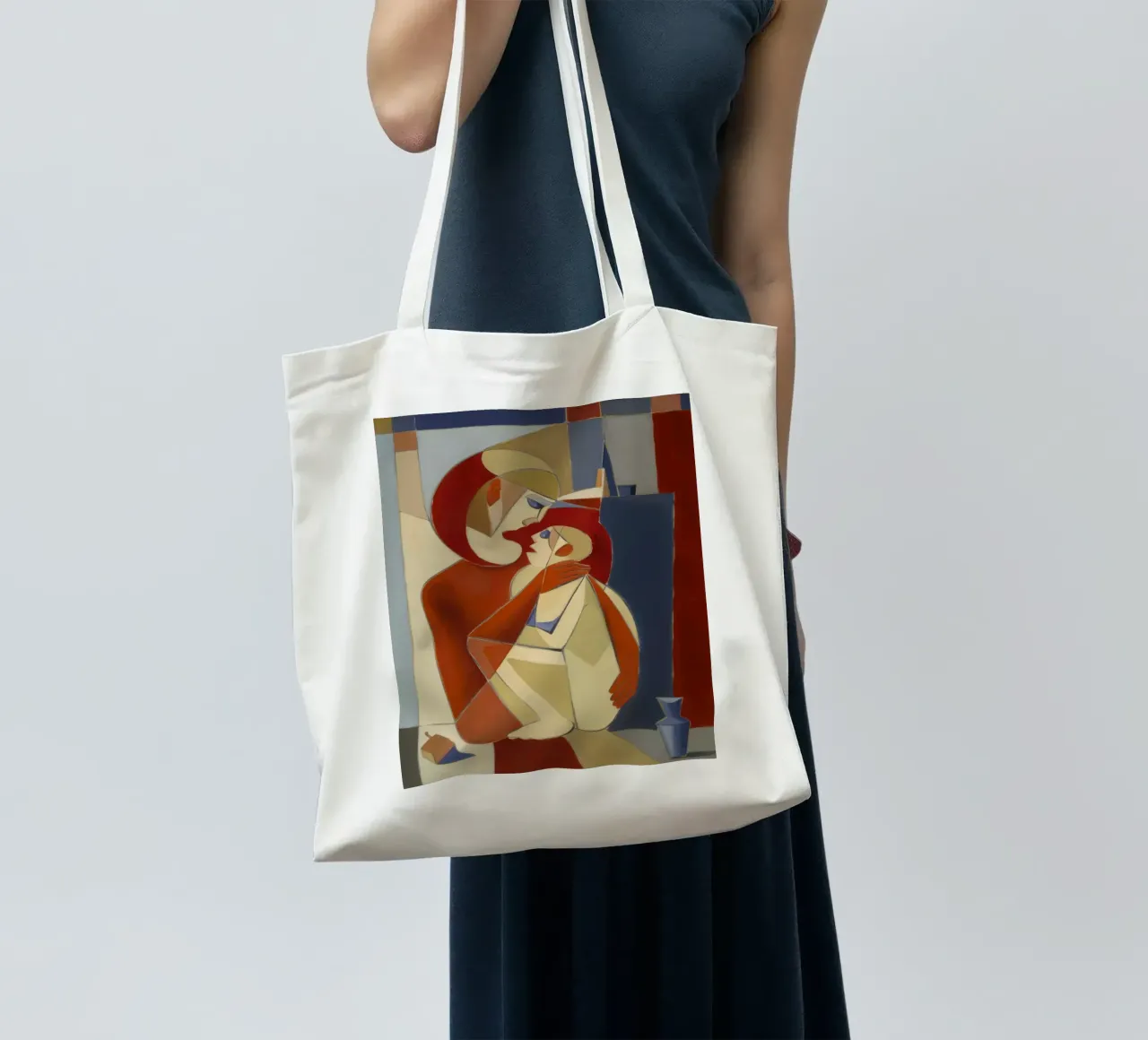 Geste énigmatique tote bag de Crimson Whisper