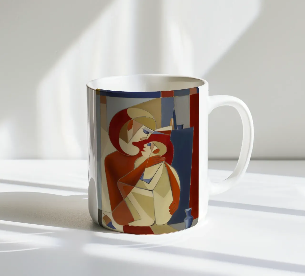 Gesto enigmatico tazza in ceramica da Crimson Whisper