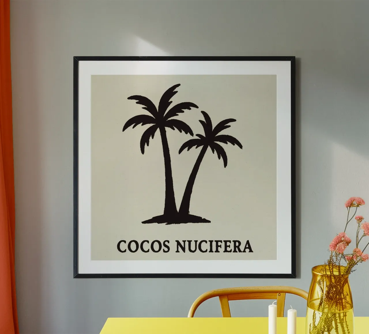 Cocos Nucifera (dark ) carta hahnemühle da treechild