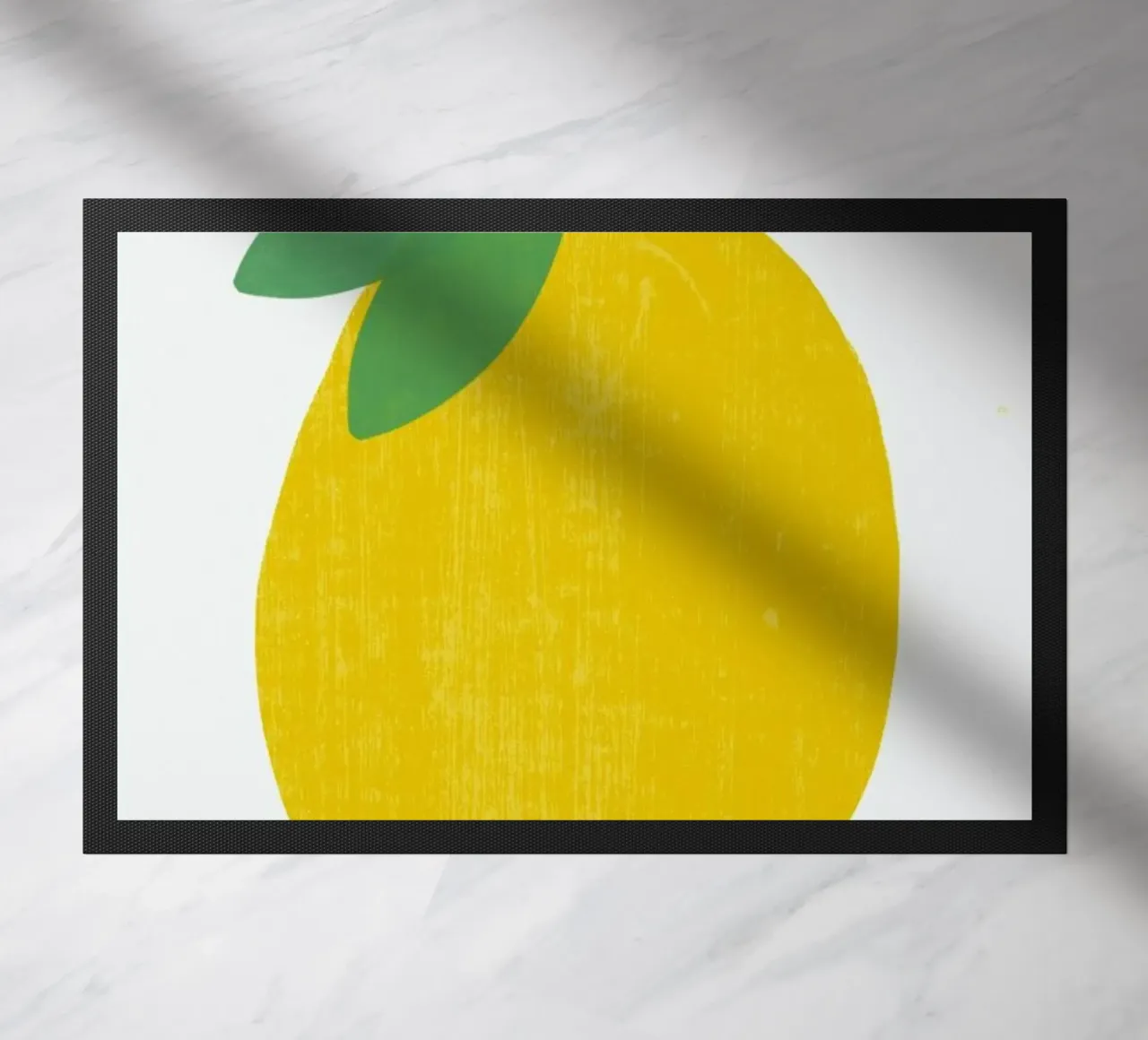 Lemon deurmat van Pure