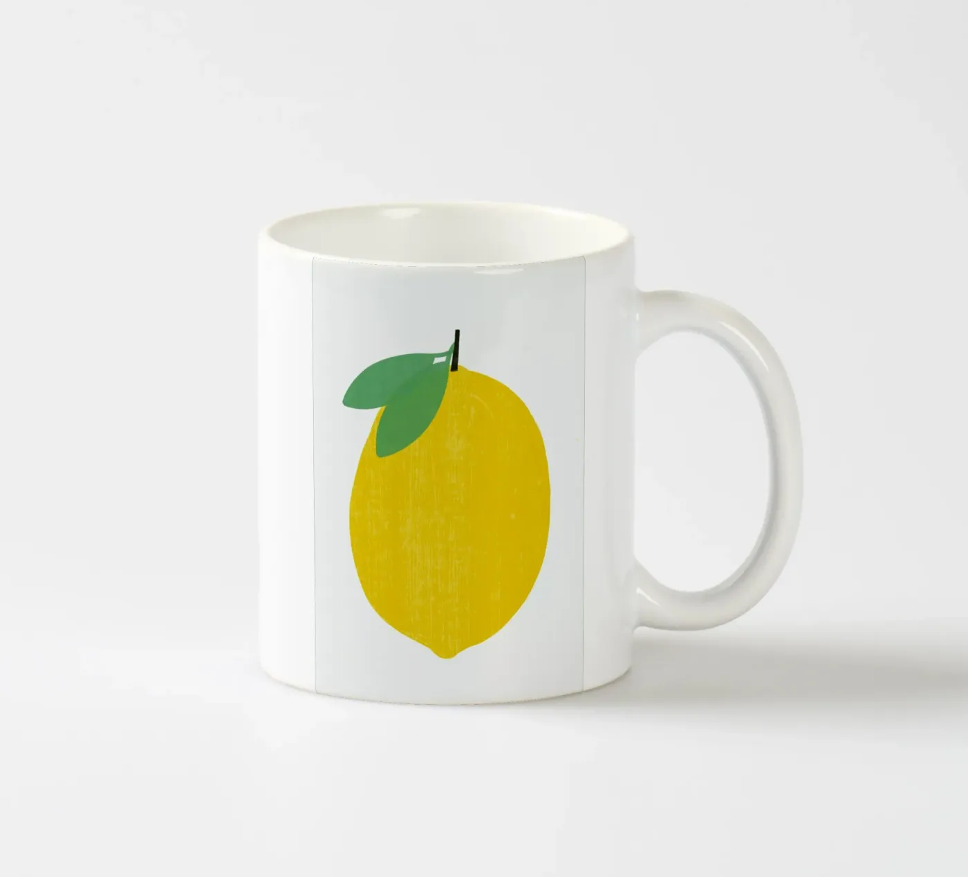 Lemon ceramic mug by Pure