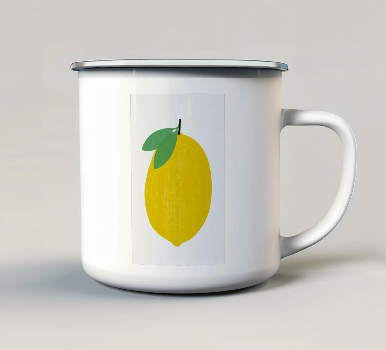 Lemon tazza in smalto da Pure