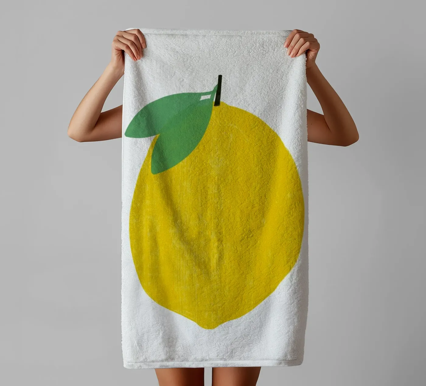 Lemon towel by Pure