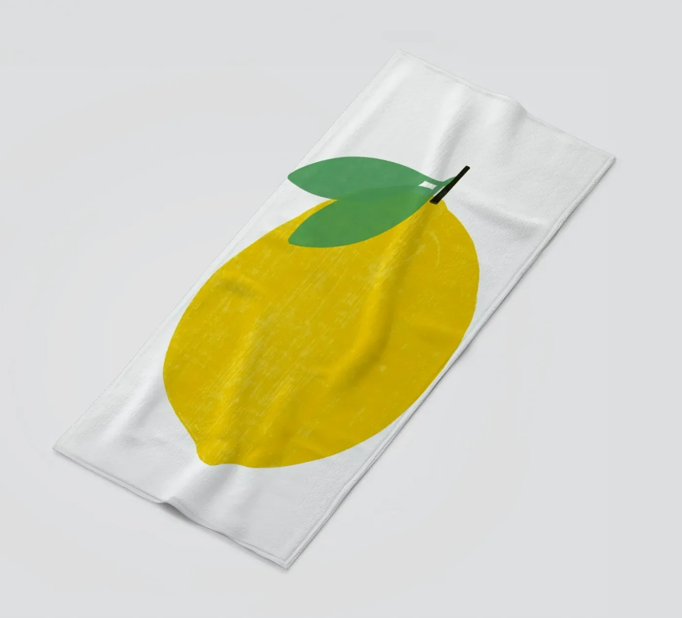 Lemon strandhanddoek van Pure
