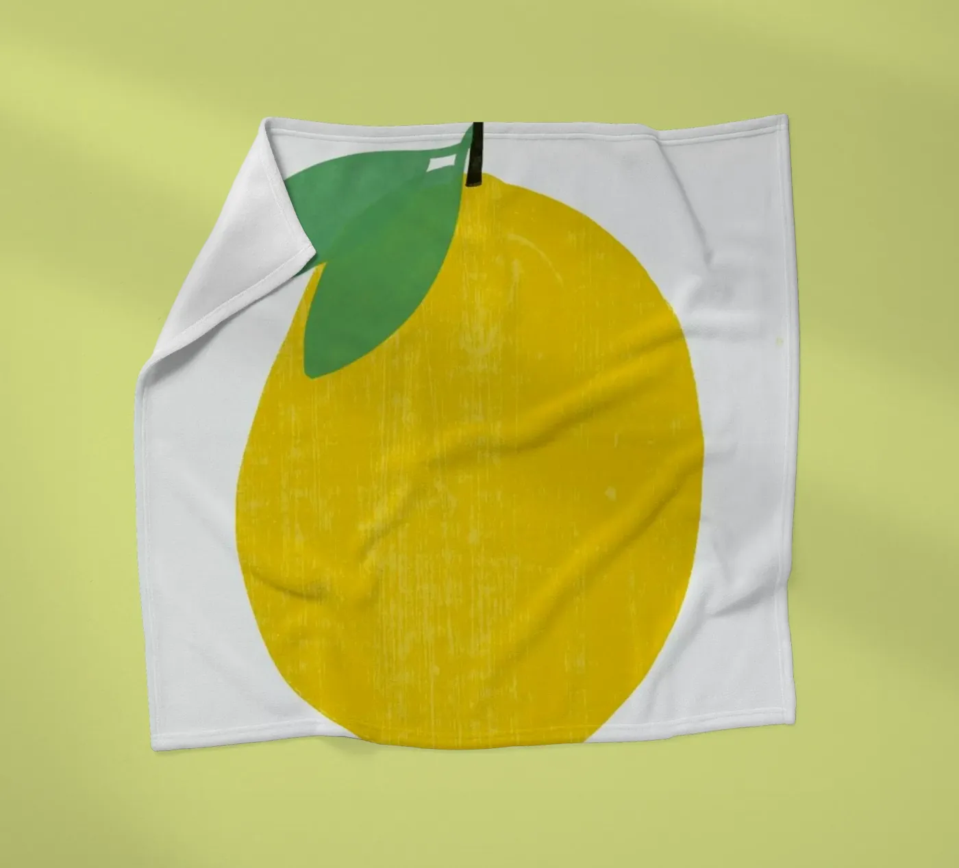 Lemon fleecedeken van Pure