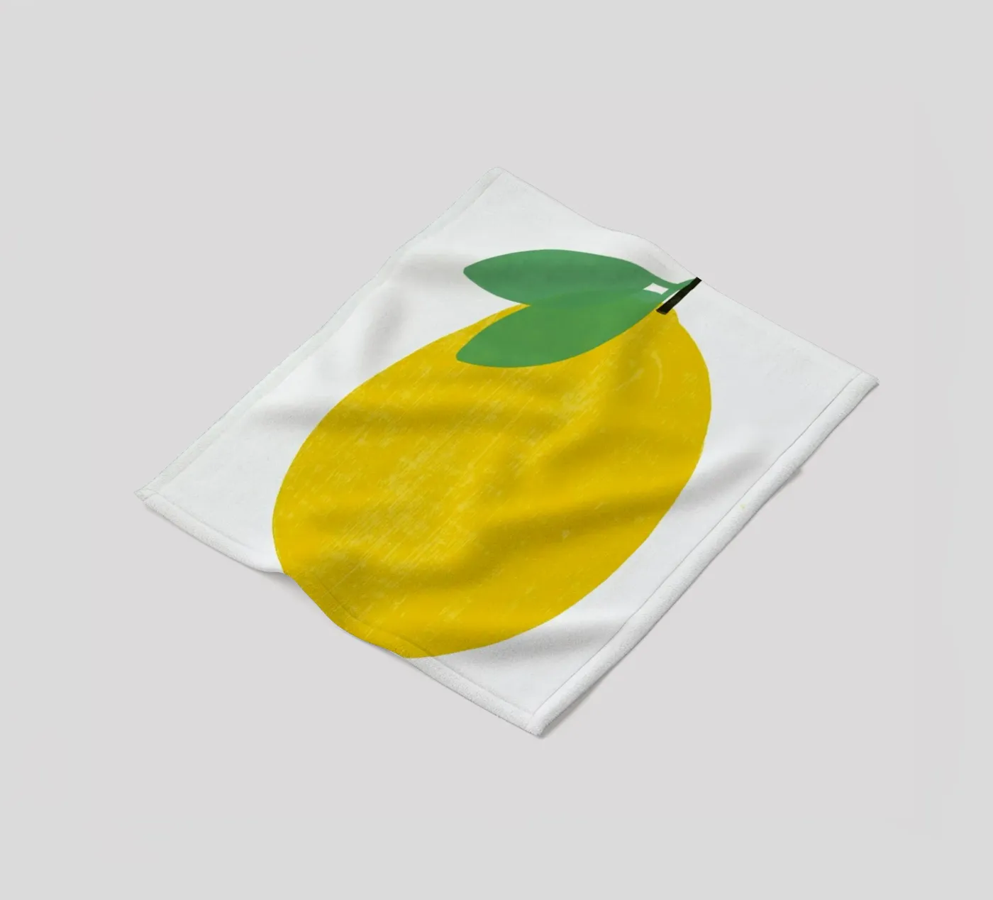 Lemon fleecedeken van Pure