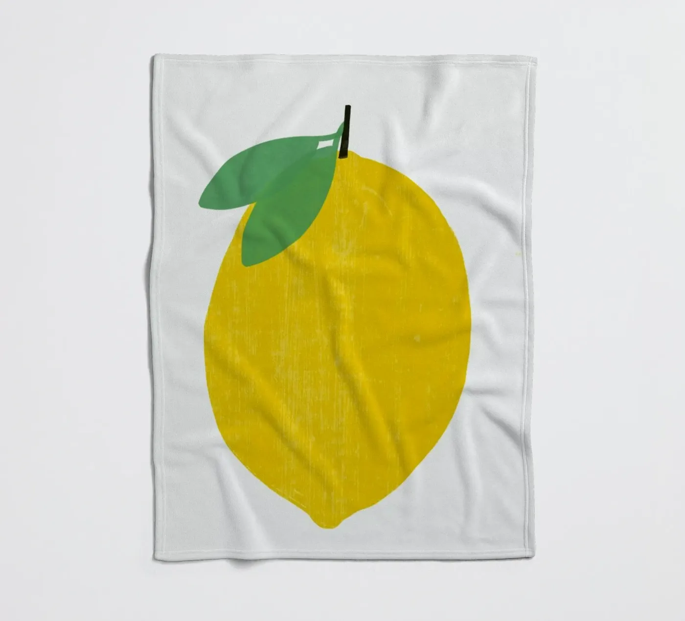 Lemon Fleecedecke von Pure