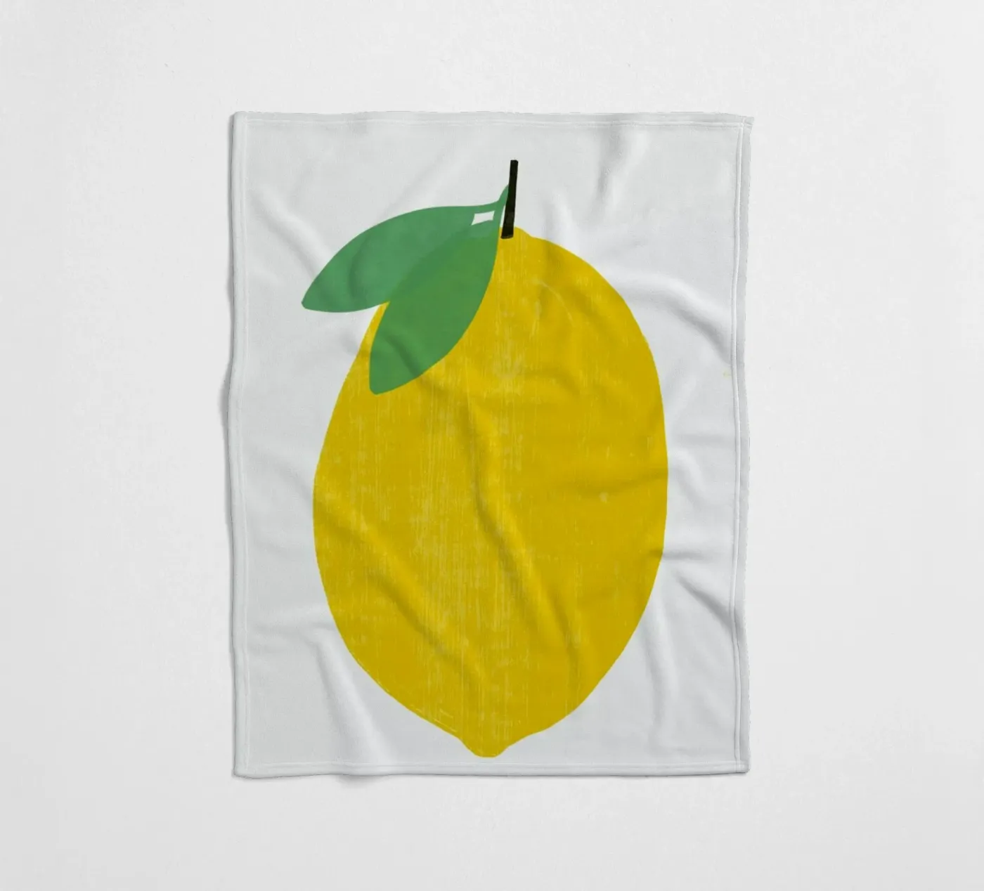 Lemon fleecedeken van Pure