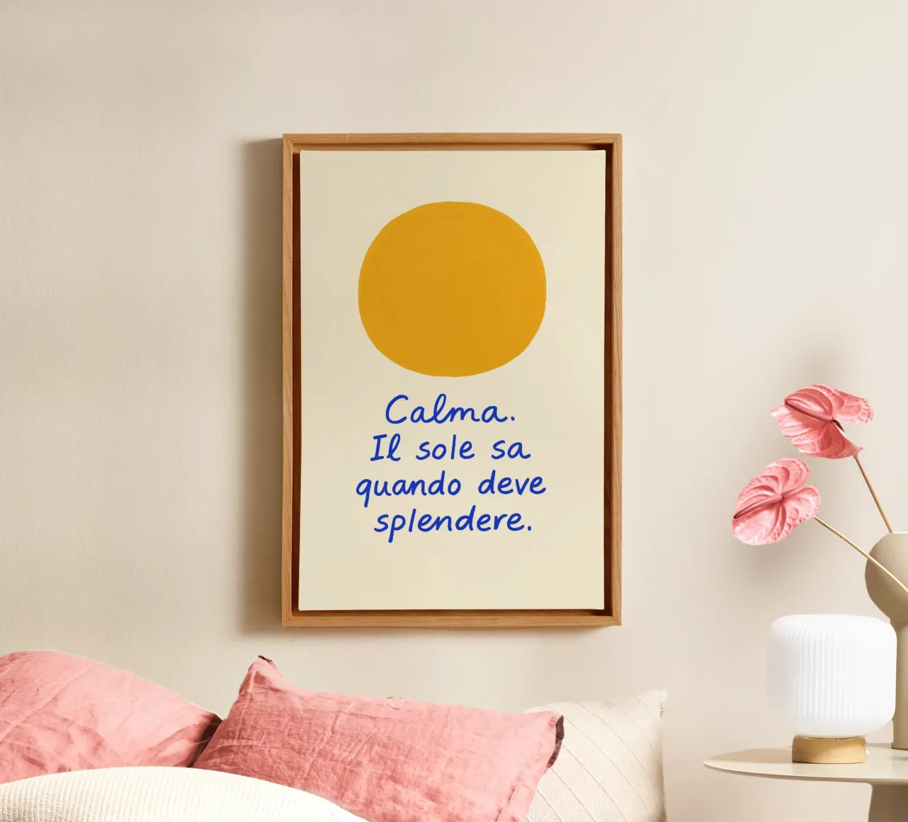Calma tela con Cornice a cassetta da treechild