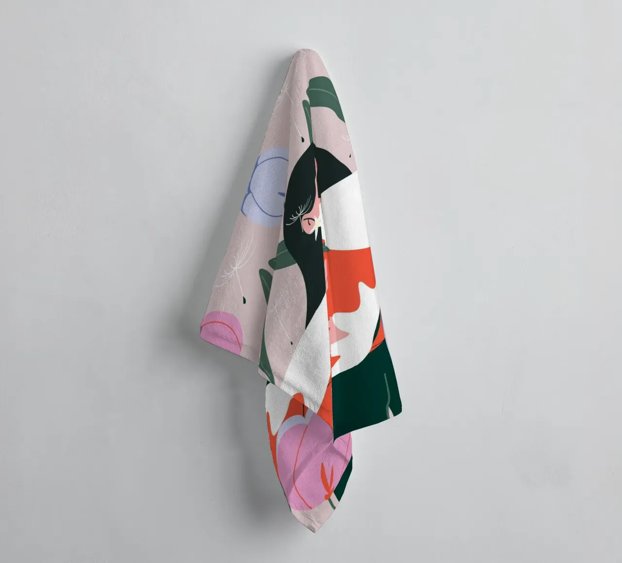 A Blooming New Chaper asciugamano da bagno da Silvie Illustration