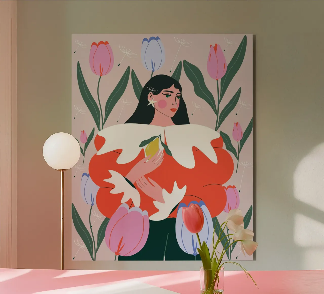 A Blooming New Chaper alu-dibond by Silvie Illustration