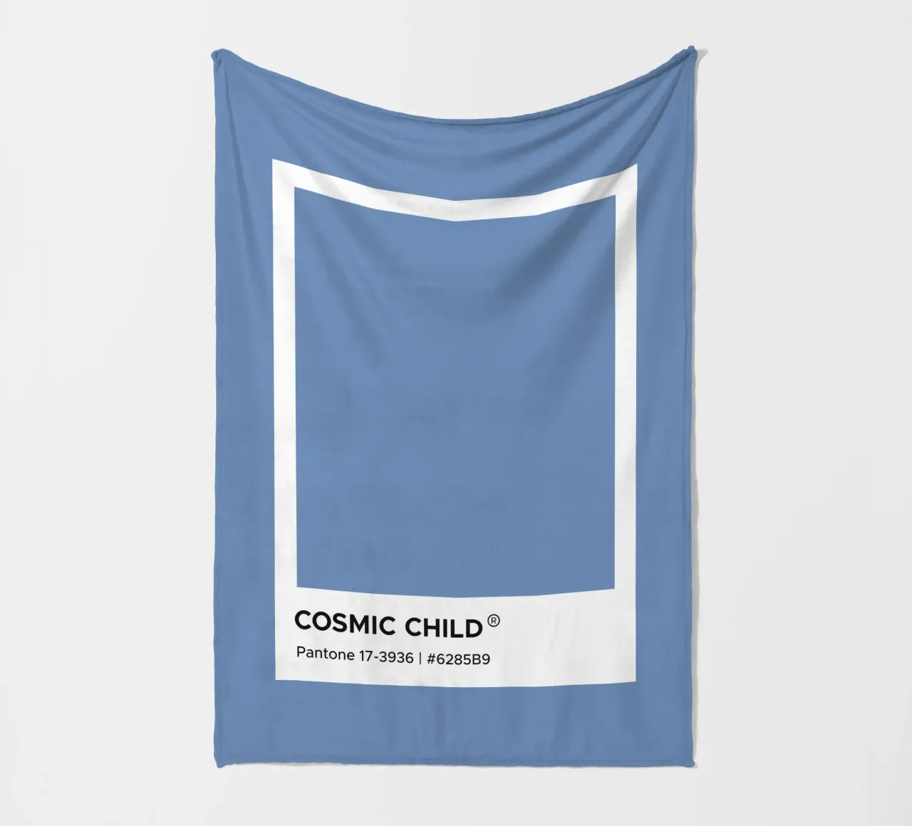 Bambino cosmico Pantone coperta in pile da Paigaam Studio