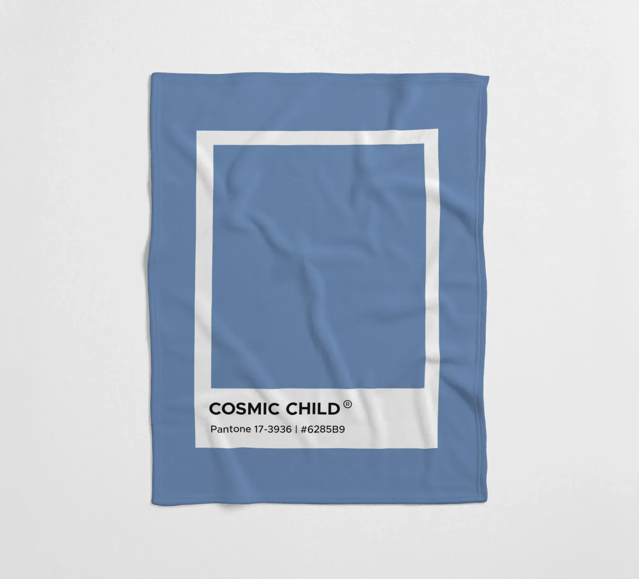 Bambino cosmico Pantone coperta in pile da Paigaam Studio