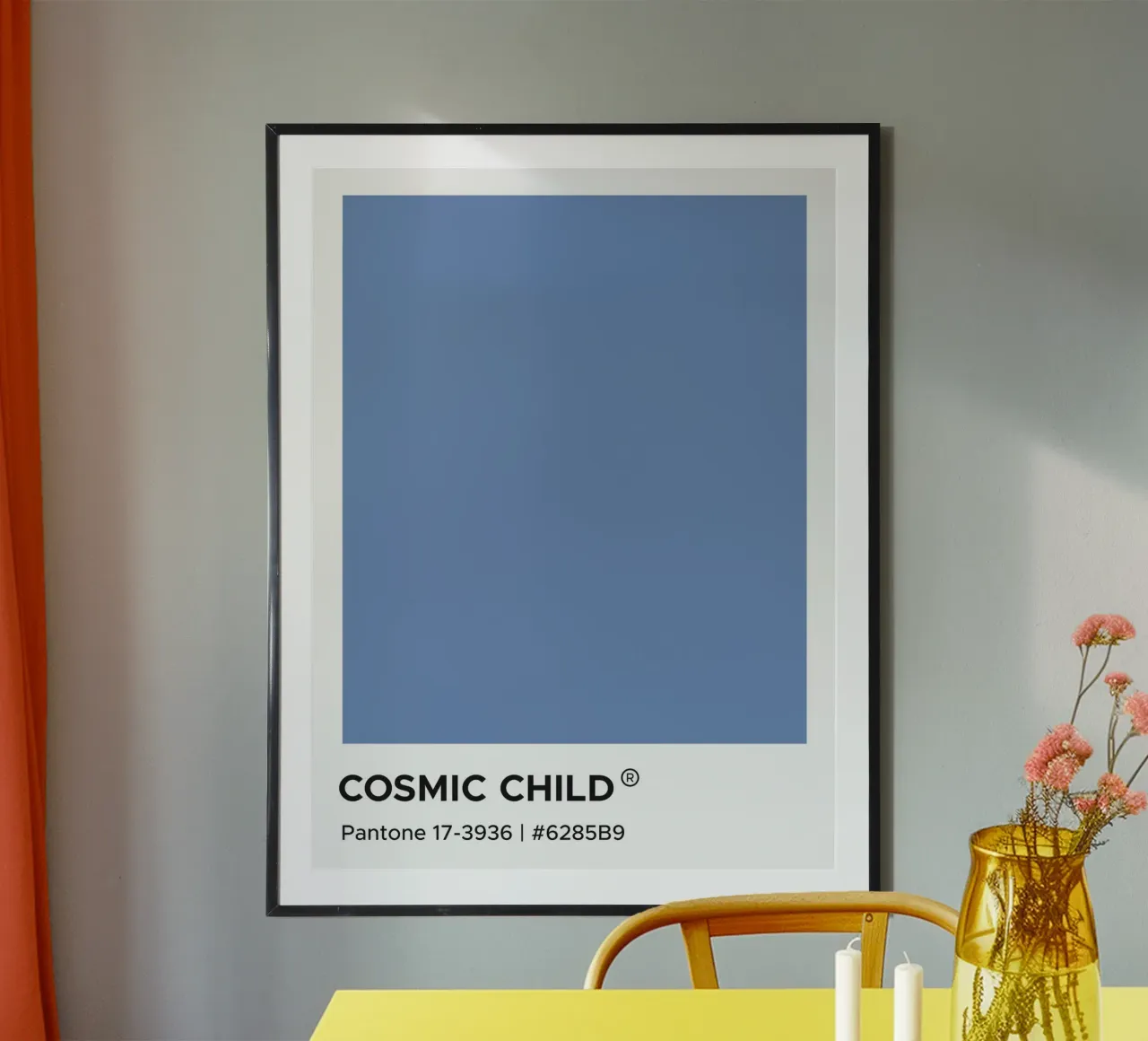 Bambino cosmico Pantone carta hahnemühle da Paigaam Studio