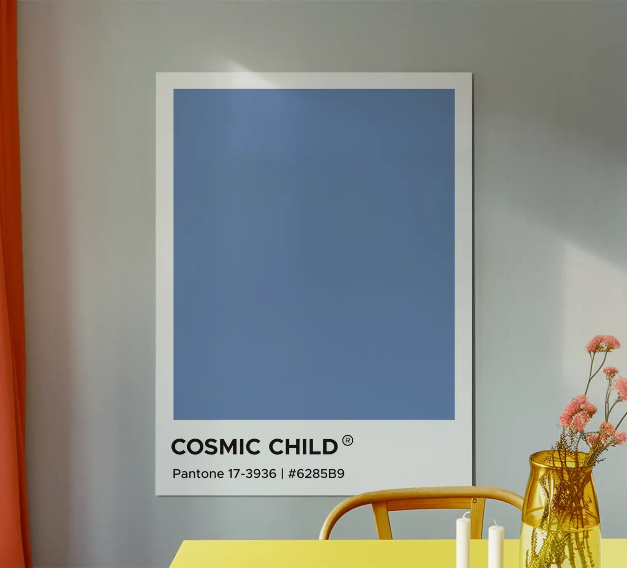 Bambino cosmico Pantone carta hahnemühle da Paigaam Studio