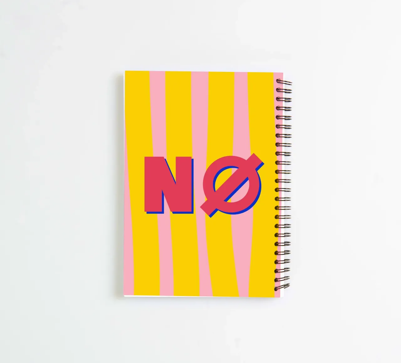 NÖ Poster Pop-Art meets Retro Vibes Skandi NØ Leinwandbild Ringbuch von LIMITED EDITION LETTERS