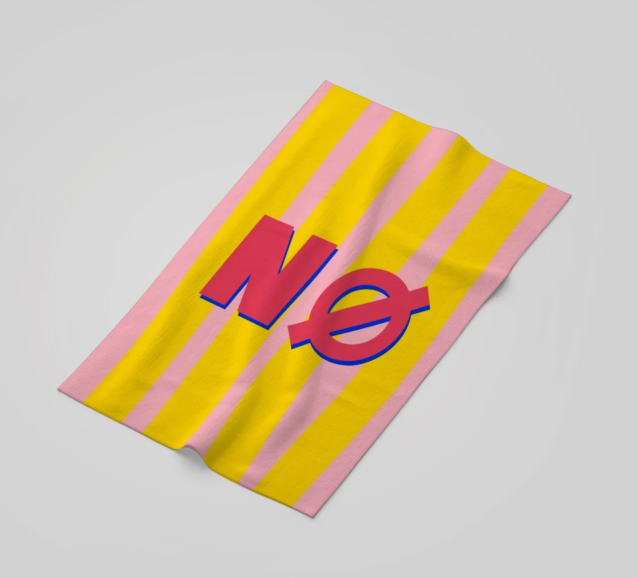 NÖ Poster Pop-Art meets Retro Vibes Skandi NØ Leinwandbild telo mare da LIMITED EDITION LETTERS