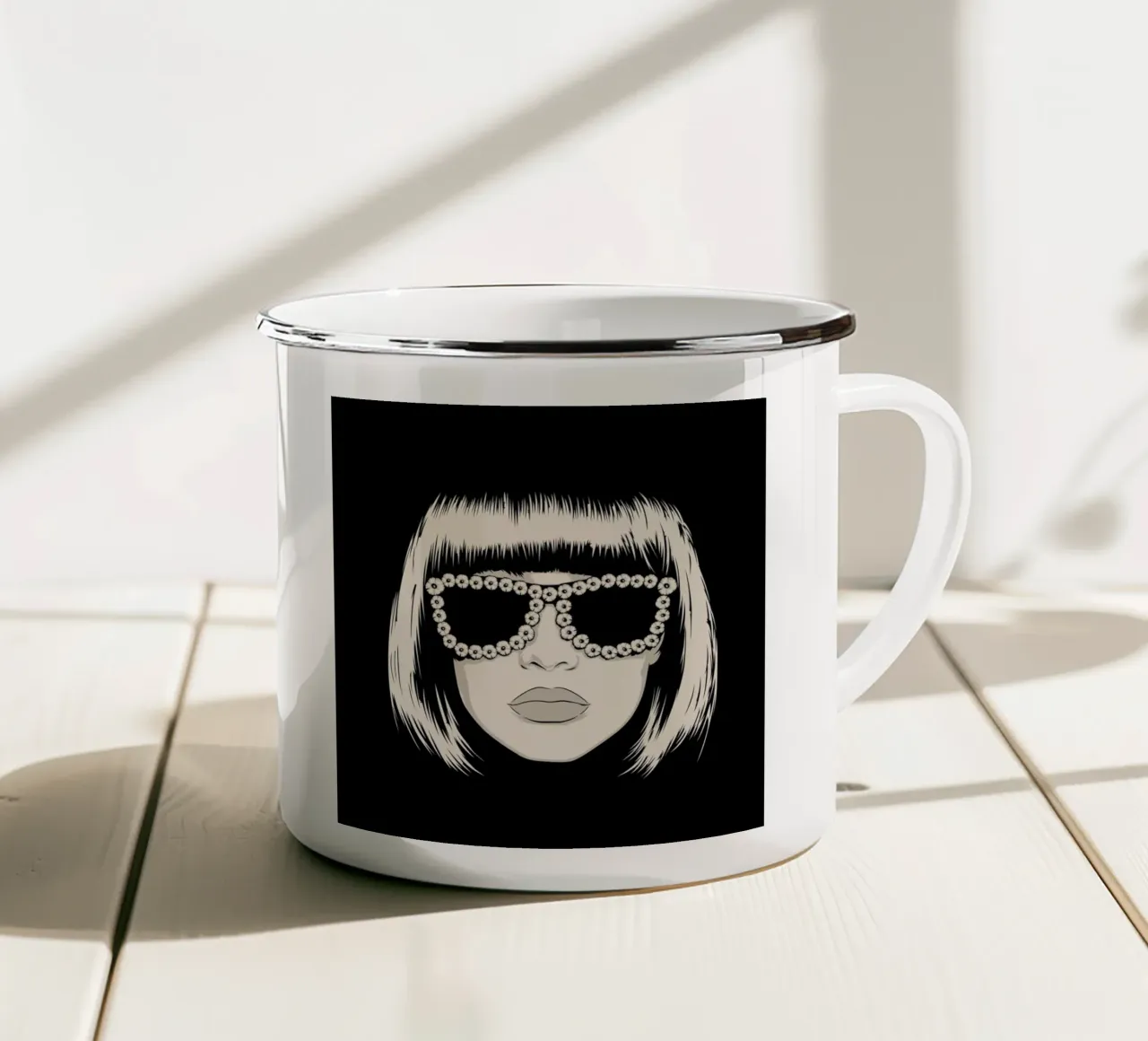 Pulp 02 tazza in smalto da Cranio Dsgn