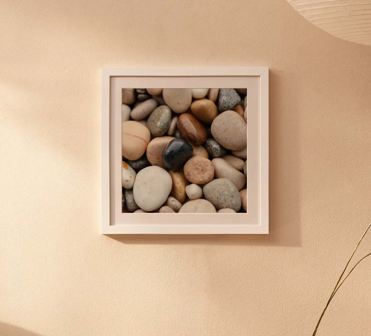 Collezione di pietre di fiume lisce di vari colori e dimensioni carta hahnemühle da DesignDoodle