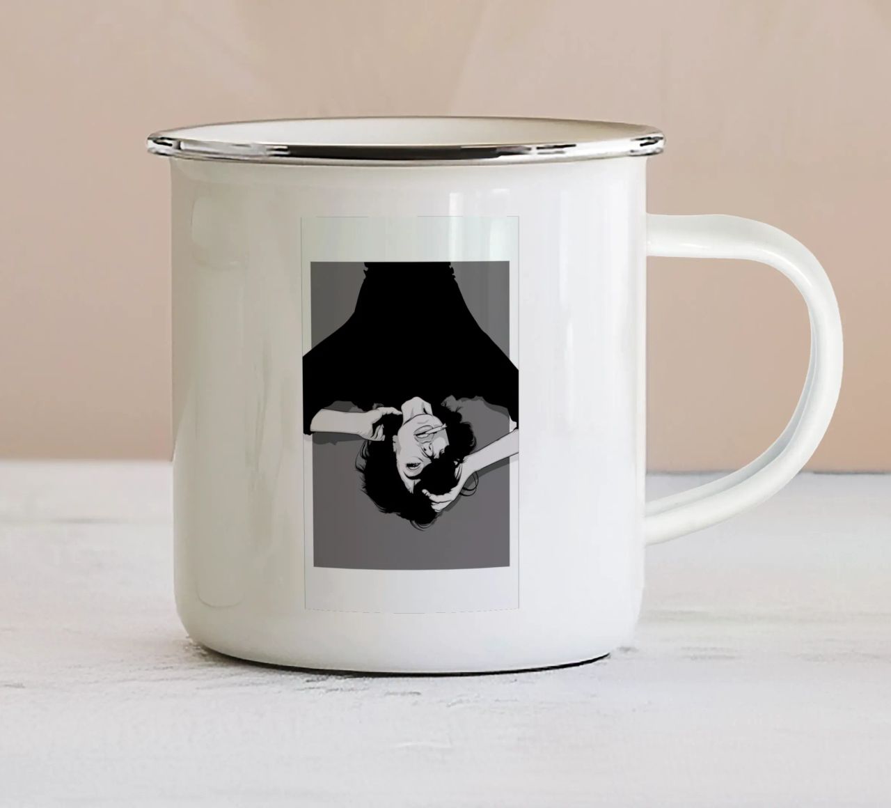 CV 04 tazza in smalto da Cranio Dsgn