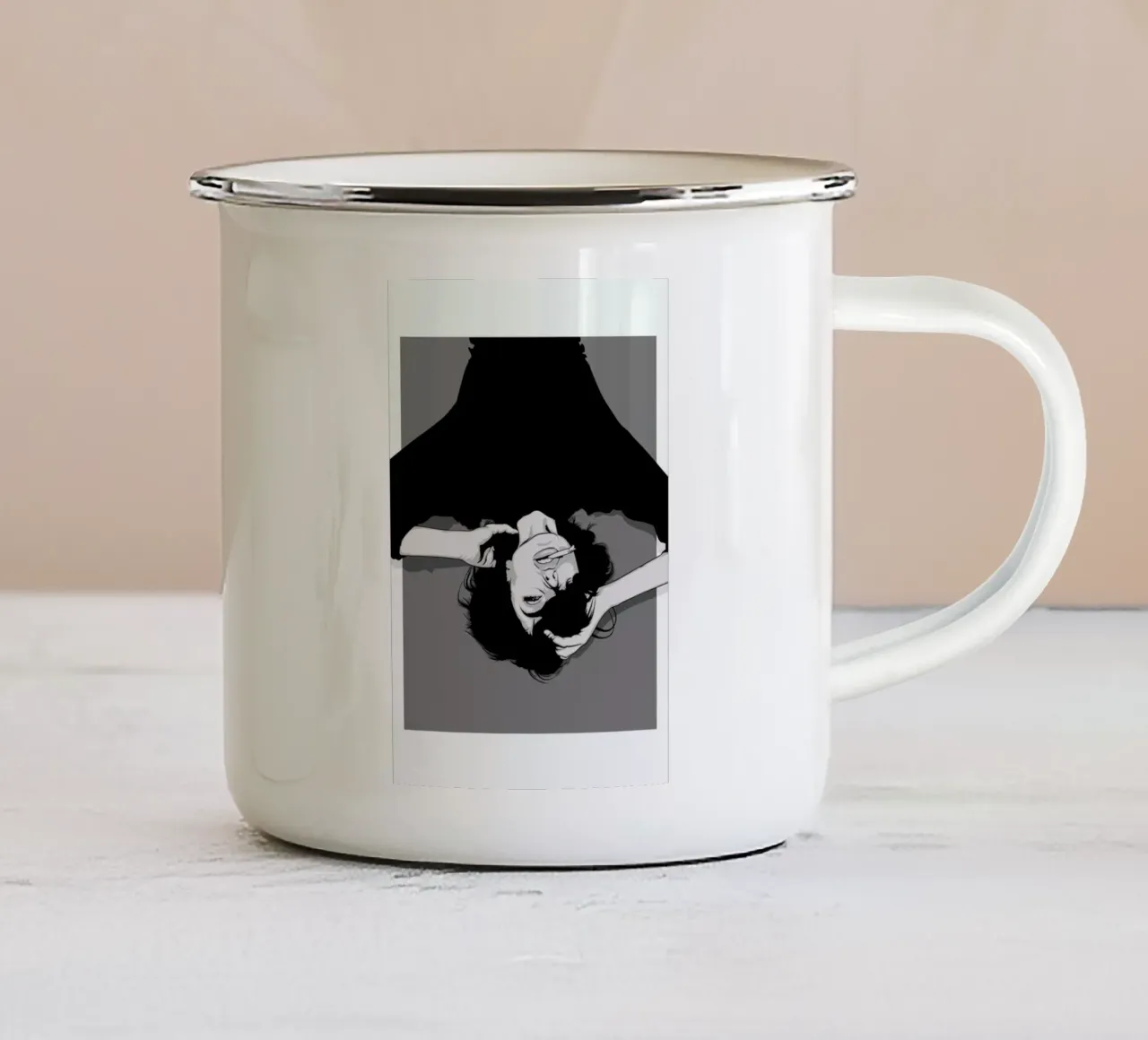 CV 04 mug en émail de Cranio Dsgn