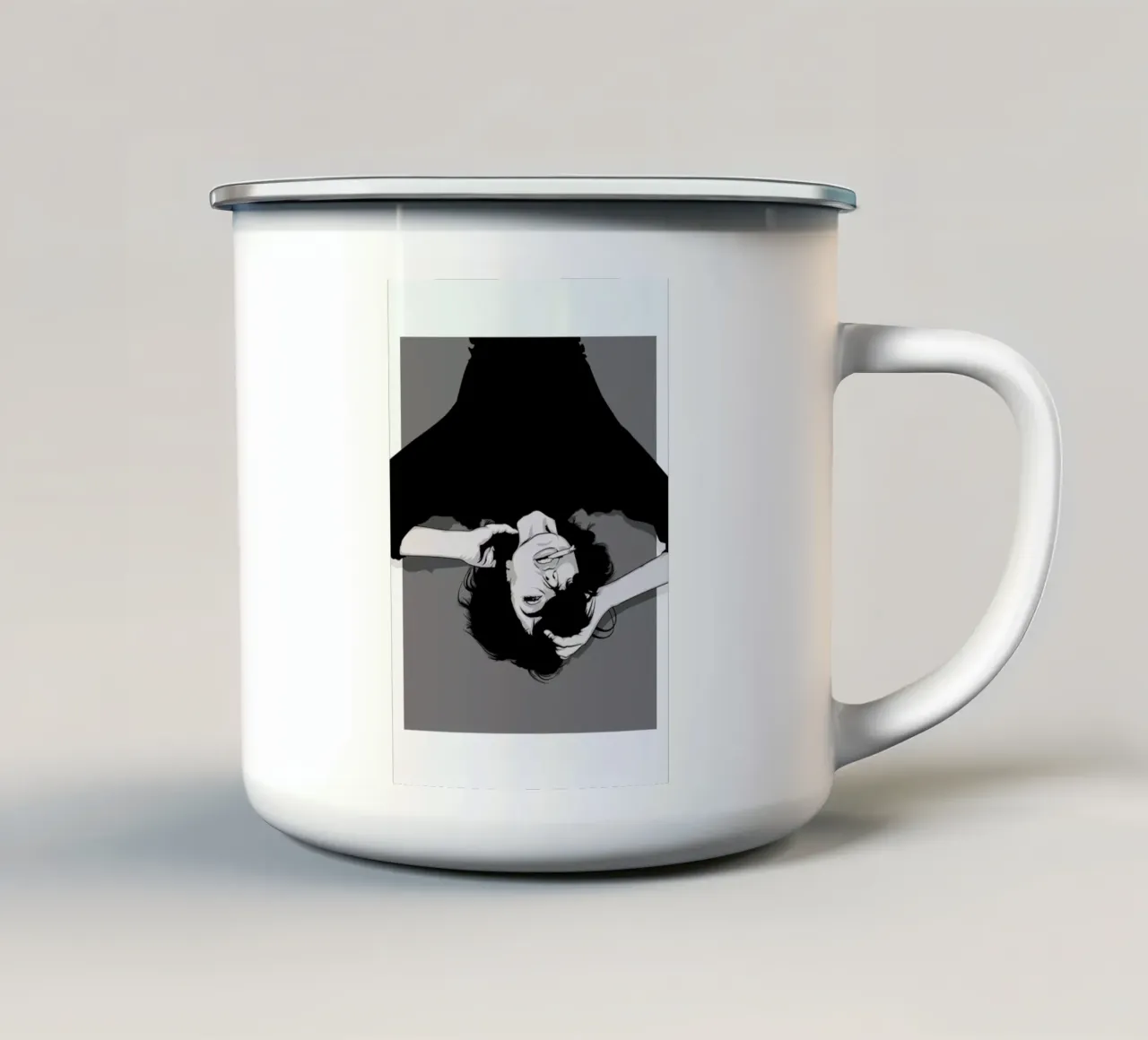 CV 04 enamel mug by Cranio Dsgn