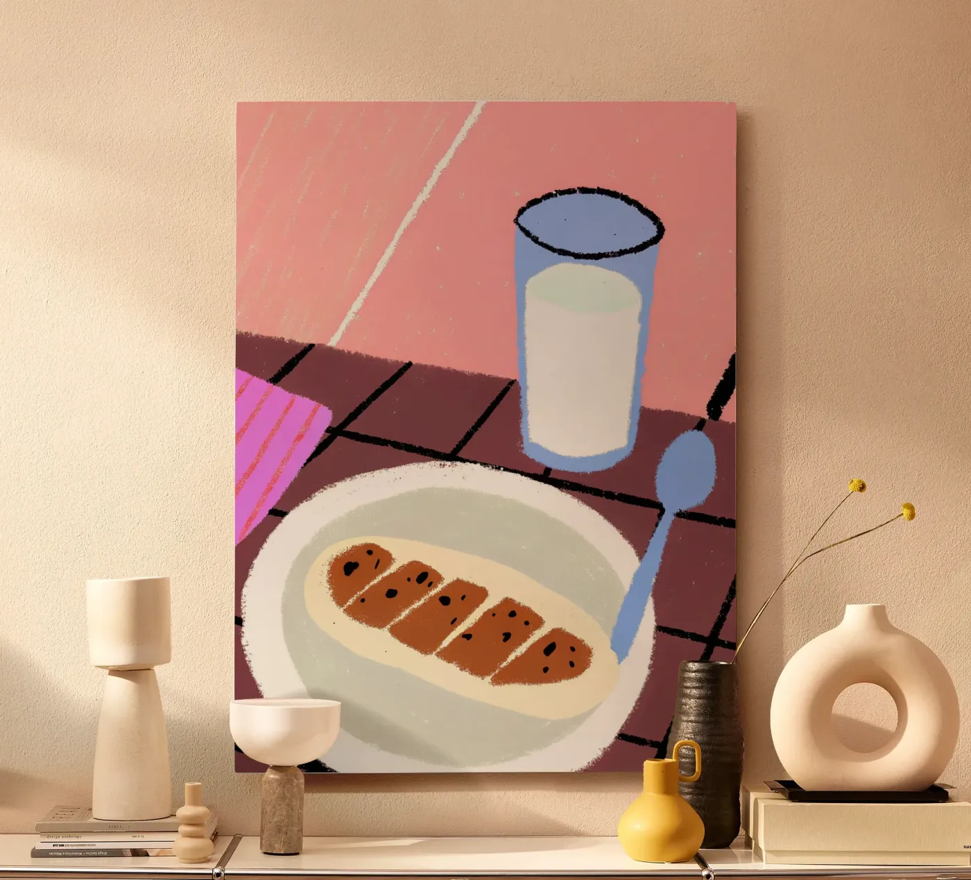 Latte e cibo pannello forex da PERSONAL TOUCH