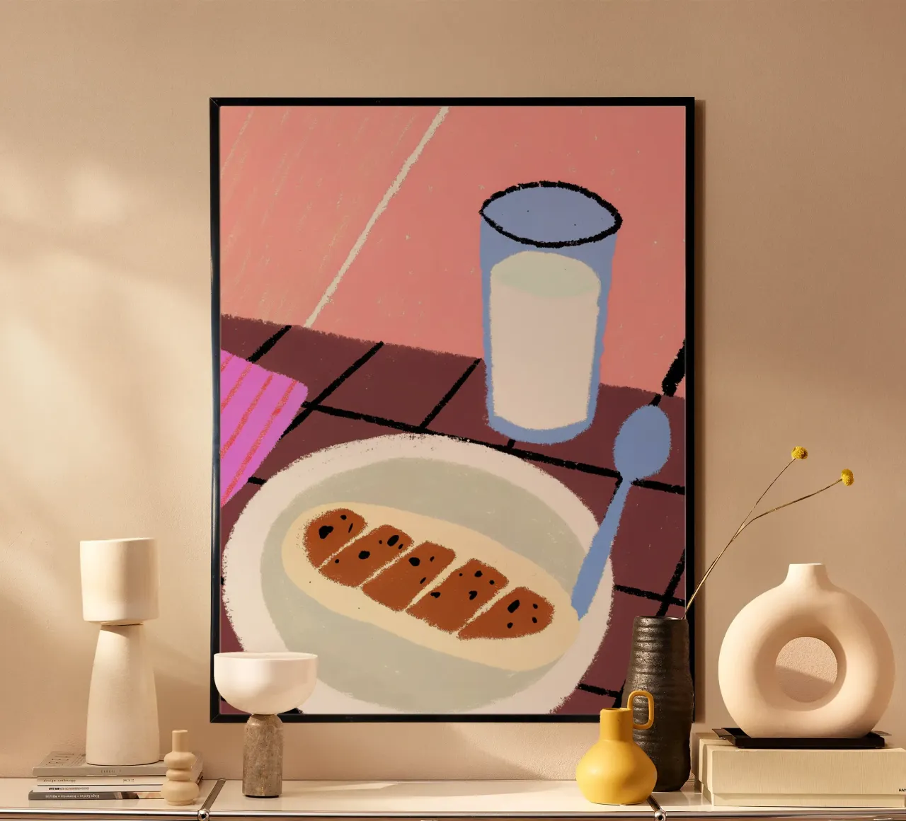 Latte e cibo poster da PERSONAL TOUCH