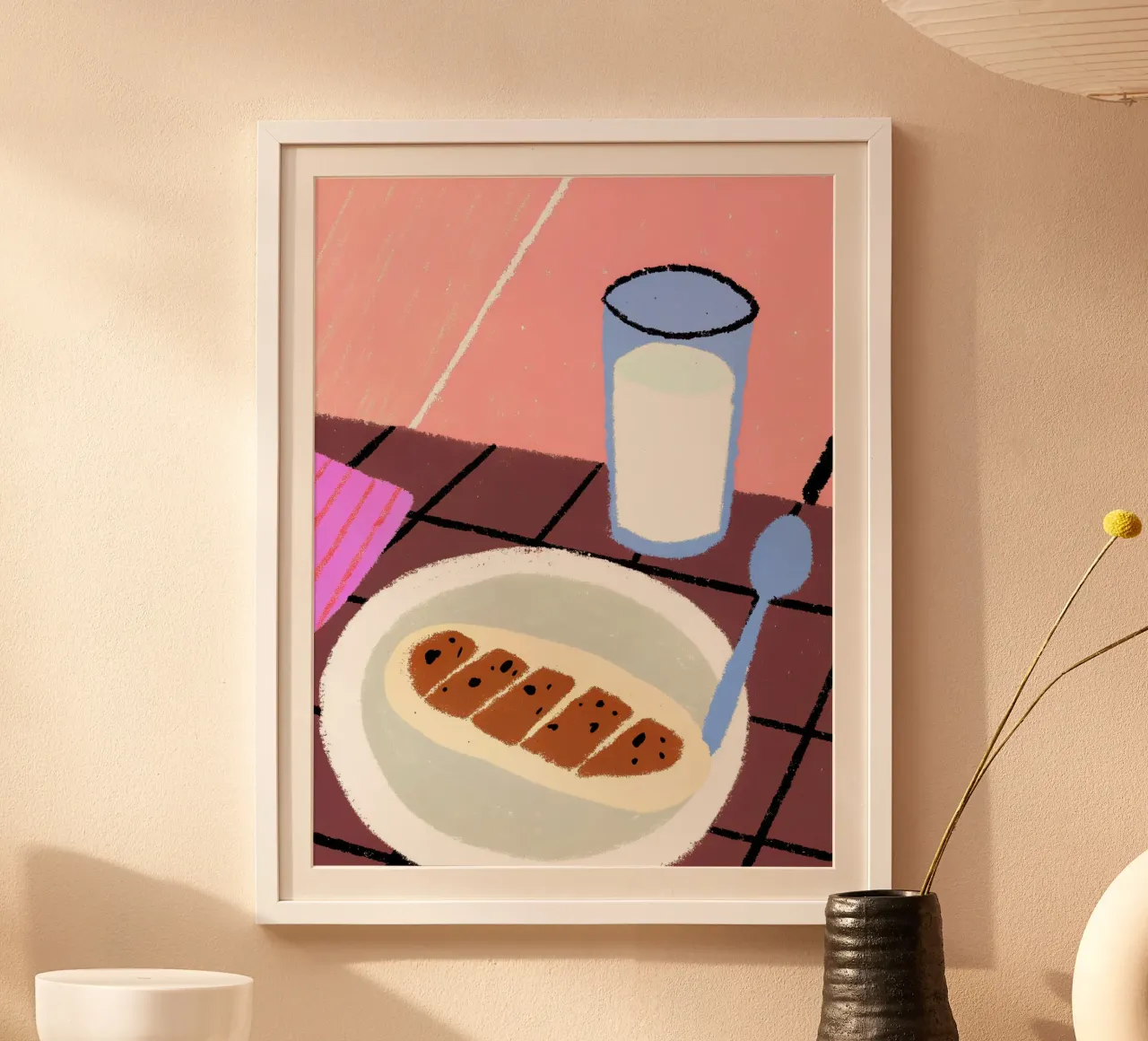 Latte e cibo poster da PERSONAL TOUCH