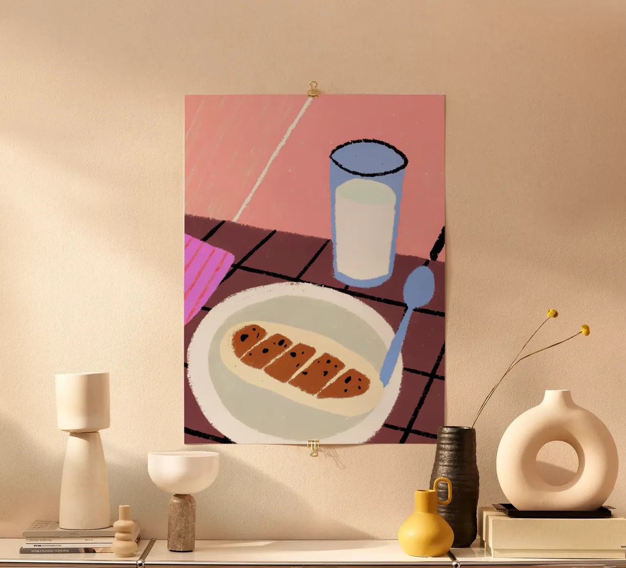 Latte e cibo poster da PERSONAL TOUCH