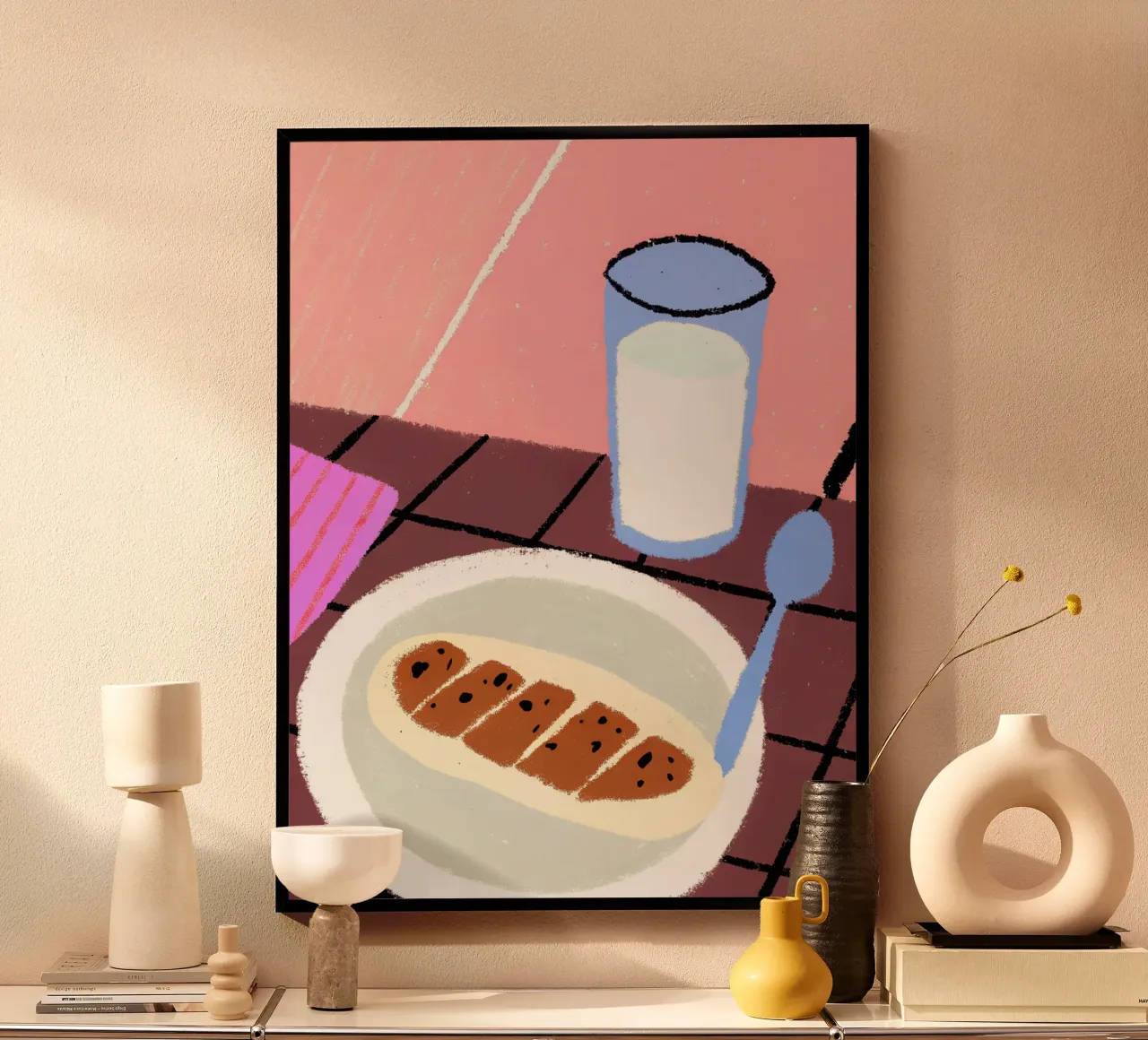 Latte e cibo poster da PERSONAL TOUCH